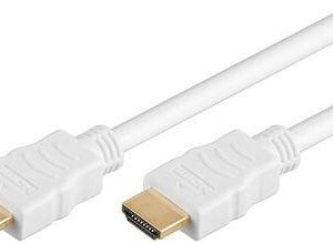 Goobay HDMI 2.0 Cable HDMI male - HDMI male 2m Λευκό