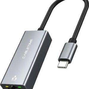 Κάρτα Δικτύου Cabletime CT-CML1000-AG USB-C  για Ενσύρματη σύνδεση Gigabit Ethernet
