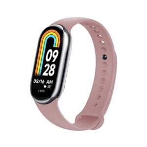 Λουράκι Fixed Silicone Strap for Xiaomi Mi Band 8 / 8 NFC / 9 / 9 NFC Pink