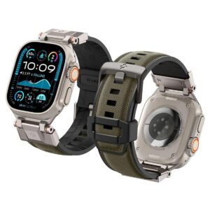 Λουράκι Smartwatch Spigen Durapro Armor for Apple Watch 4/5/6/7/8/9/SE/Ultra 1/2 44/45/46/49mm Military Green