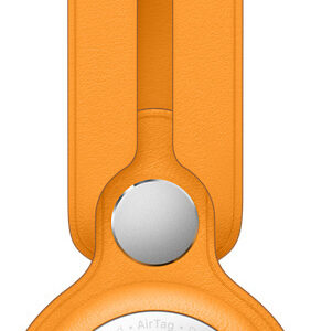 Apple AirTag Leather Loop California Poppy