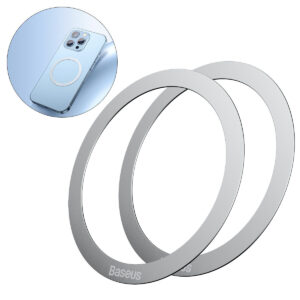Baseus Halo Series ΜagSafe Ring Silver (2 pcs)