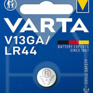 Varta V13GA Αλκαλική Μπαταρία Ρολογιών LR44 1.5V 1τμχ