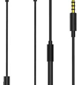 Ακουστικό LDNIO Earphones με Μικρόφωνο HP08, 3.5mm σύνδεση, Φ13mm, 1.2m, Γκρι