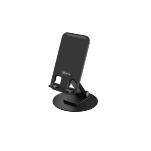 Βάση Κινητού Devia Folding Holder Stand for Phone and Tablet Rotating 360 Black Metal