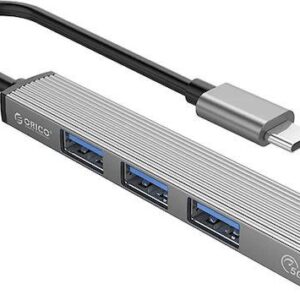 Usb Hub Orico AH-13 USB-C Docking Station 1x USB-A 3.0 + 3x USB-A 2.0 - Gray