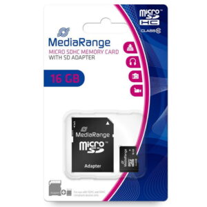 Κάρτα Μνήμης MediaRange Micro SD Memory Card Class 10 16GB