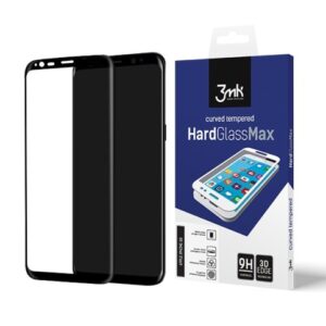 3MK Full Screen Hard Glass Max 9H for Samsung Galaxy S9 Edge With Frame Black
