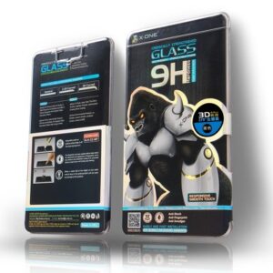 X-One Tempered Hard Glass For Huawei P20 Lite Clear Crystal Full Cover Black