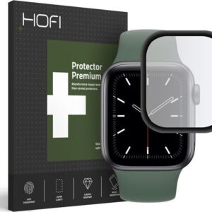 Hofi Hybrid Tempered Glass for Apple Watch 4/5/6/SE 44mm BLack