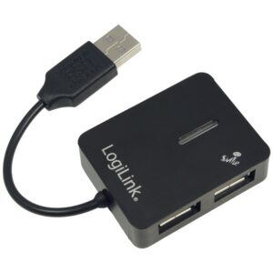 USB2.0 HUB 4Port LogiLink Smile Passive Black