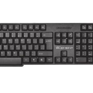 Πληκτρολόγιο Element & Mouse Wireless KB-255WMS Black