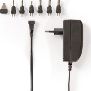 Φορτιστής AC/DC Nedis Universal τροφοδοτικό 24W switching με συμπαγή σχεδιασμό έξοδο 9-24V και ενδεικτική λυχνία LED.