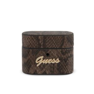 Θήκη Airpod Guess  For Apple  Pro  Brown Python Collection