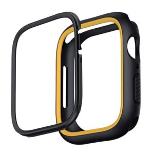 Θήκη Smartwatch Uniq Moduo Apple Watch Series 4/5/6/7/8/9/SE/SE2 44/45mm Black-Mustard