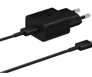 Φορτιστής κινητού Samsung USB-C 15W Travel Charger + USB-C Data Cable Black