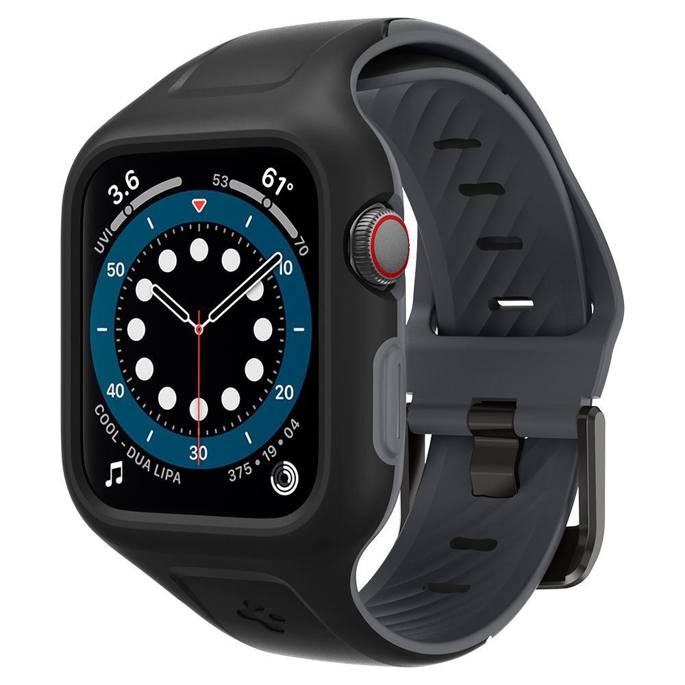 Θήκη Smartwatch Spigen Liquid Air Pro For Apple Watch 4/5/6/Se (40mm) Black