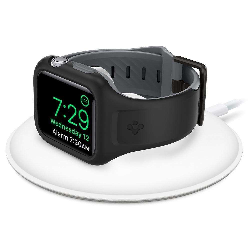 Θήκη Smartwatch Spigen Liquid Air Pro For Apple Watch 4/5/6/Se (40mm) Black - Image 2