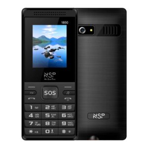 Κινητό με Πλήκτρα NSP 1850DS 2G 1.8 Dual SIM Black
