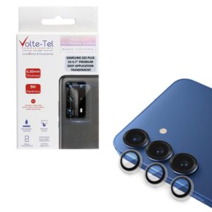 Προστασία Κάμερας Volte-Tel Camera Glass Cover Samsung S25 Plus 5G 6.7" 9H 0.33MM Premium Easy Application Transparent