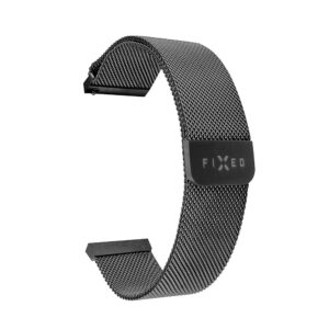 Λουράκι Fixed Mesh Strap 18mm for Huawei Watch GT 4 (41mm)/W1/Honor Watch S1/Garmin Venu 2S/Vivoactive 4S Black