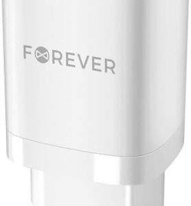 Φορτιστής κινητού Forever GaN PD QC Charger 2x USB-C 35W White