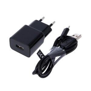 Φορτιστής κινητού Maxlife Charger 1x USB 2.1A Black + MicroUSB Cable