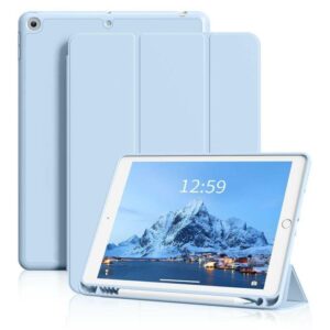 Θήκη Tablet Oem Book with Pen Slot for iPad 7/8/9 10.2" 2019/ 2020/ 2021 Light Blue