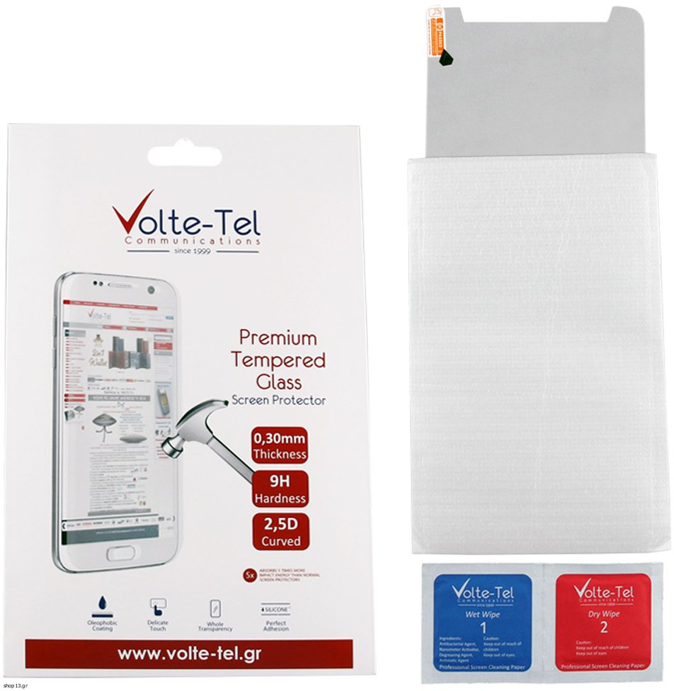 Προστασία Οθόνης Tablet Volte-Tel Tempered Glass For Lenovo Tab M10 X505 10.1" 9H 0.30mm 2.5D Full Glue