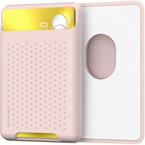 Ahastyle Cards Wallet With MagSafe For Apple iPhone Pink