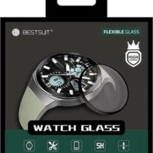 Bestsuit Flexible Hybrid Glass Samsung Galaxy Watch 3 45mm Black