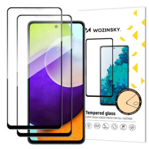 Προστασία Οθόνης Κινητού Wozinsky 2x Tempered Glass Full Glue For Samsung Galaxy A32 5G black