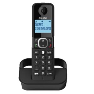 Ασύρματο Τηλέφωνο Alcatel F860 ασύρματο τηλέφωνο με δυνατότητα αποκλεισμού Black