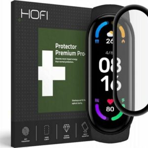 Hofi Hybrid Tempered Glass for Xiaomi Mi Band 6/6 NFC Black