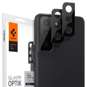 Προστασία Κάμερας Spigen(x2.Pack) Glas.™ Optic Camera Lens AGL03090 Samsung Galaxy S21 FE Premium Tempered Glass – Black