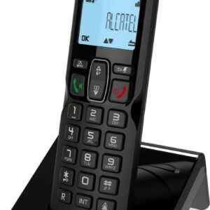 Ασύρματο Τηλέφωνο Alcatel S250 ασύρματο τηλέφωνο με δυνατότητα αποκλεισμού κλήσεων Black
