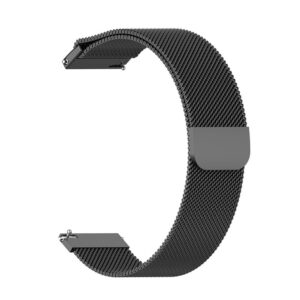 Λουράκι Techsuit Watchband 20mm (W009) for Samsung Galaxy Watch 4/5/Active 2, Huawei Watch GT 3 (42mm)/GT 3 Pro (43mm) Black