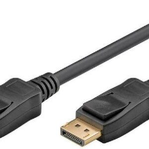 Καλώδιο Displayport Goobay 2.0 8K/60Hz 40Gbit/s 2m Μαύρο
