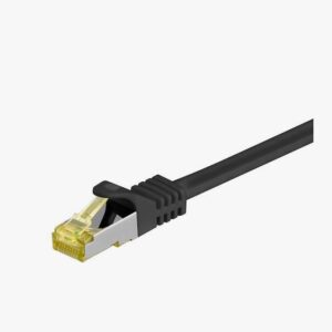 Καλώδιο Δικτύου GOOBAY 91572 CAT 7 S/FTP Copper 500MHz 0.25m Μαύρο