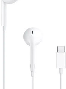 Ακουστικό Apple EarPods Earbuds Handsfree με Βύσμα USB-C Λευκό