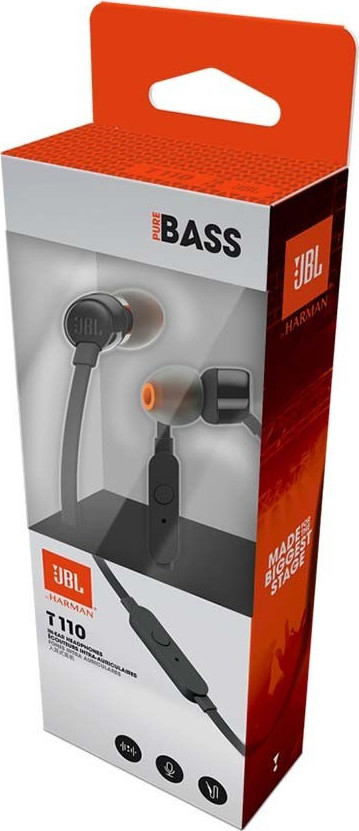 Ακουστικό Handsfree JBL In-Ear T110 Black - Image 4