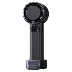 Techsuit Premium Handheld Fan Portable, Rechargeable 4800mAh Black