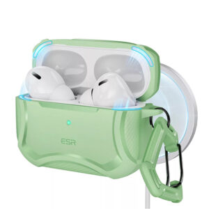 Θήκη AirPods ESR Cyber Armor for Apple AirPods Pro 1/2 Light Green