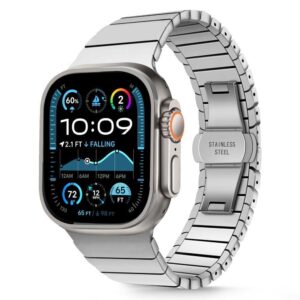 Λουράκι Tech-Protect Linkband  for Apple Watch 6/7/8/9/10/SE/Ultra 1/2 44/45/49mm Silver