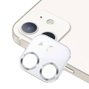 Προστασία Κάμερας Usams Camera Lens Glass for iPhone 12 Metal White