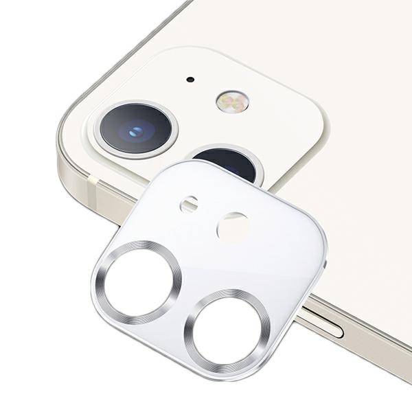 Προστασία Κάμερας Usams Camera Lens Glass for iPhone 12 Metal White