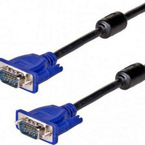 PowerTech VGA Cable Male-Male 1.5m Black