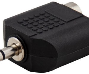 Αντάπτορας 2 RCA ΘΥΛ ΣΕ 3,5 mm ΑΡΣ
