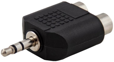 Αντάπτορας 2 RCA ΘΥΛ ΣΕ 3,5 mm ΑΡΣ