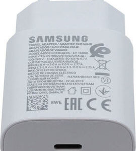 Φορτιστής Κινητού Samsung  EP-TA800 USB-C Charger 25W 3A White Ασυσκεύαστο